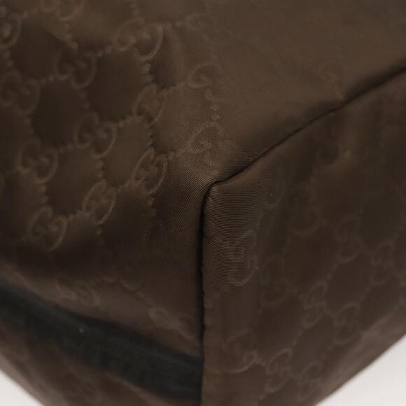 GUCCI GG Canvas Tote Bag Brown Gold - Picture 14 of 16